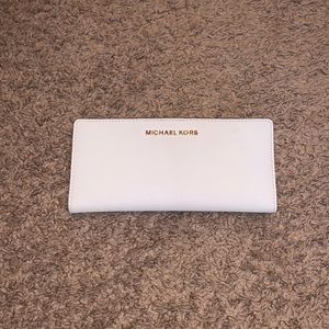 Michael Kors white wallet